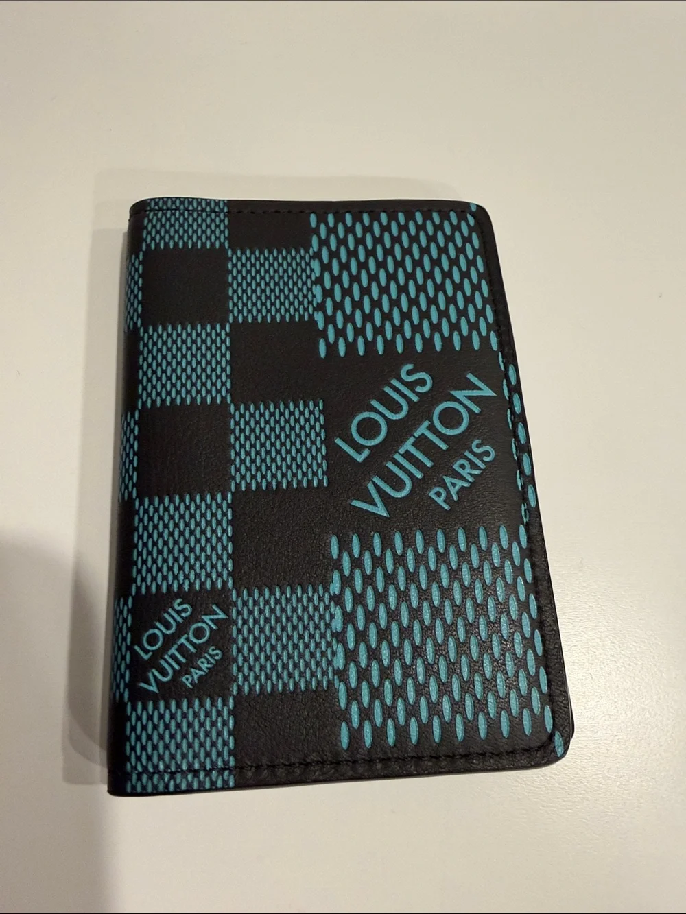 Louis Vuitton Blue Damier Infini Pocket Organizer